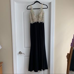 Black formal dress